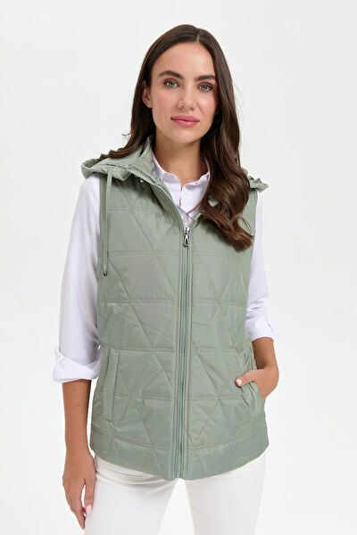 Desen Triko Kadın Yelek