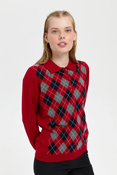 Desen Triko Kadın Triko, Kazak