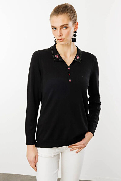 Desen Triko Kadın Bluz