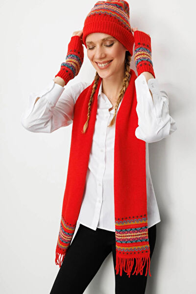 Desen Triko Atkı, Kaşkol, Boyunluk