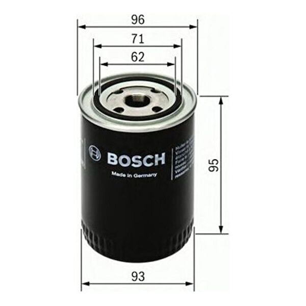 Bosch Yağ Filtreleri