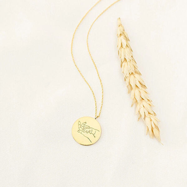 Mona Roza Altın Kolye