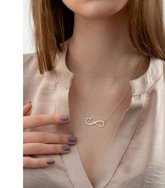 Mona Roza Altın Kolye