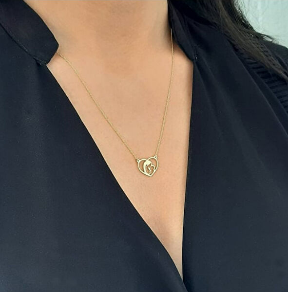 Mona Roza Altın Kolye