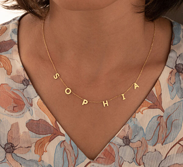 Mona Roza Altın Kolye