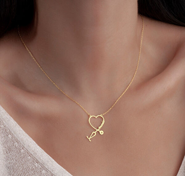 Mona Roza Altın Kolye