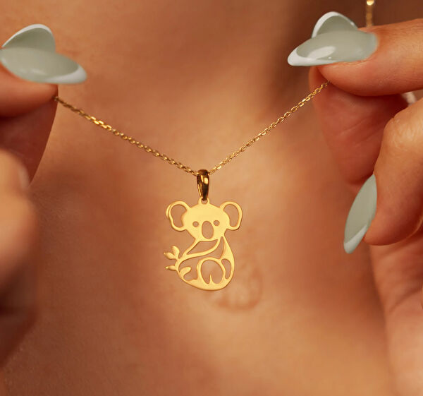 Mona Roza Altın Kolye