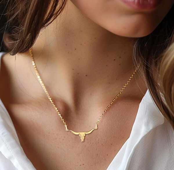 Mona Roza Altın Kolye