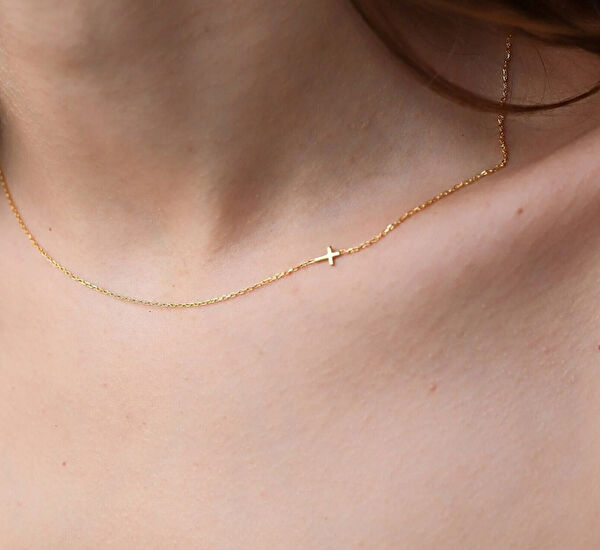 Mona Roza Altın Kolye