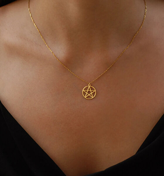 Mona Roza Altın Kolye