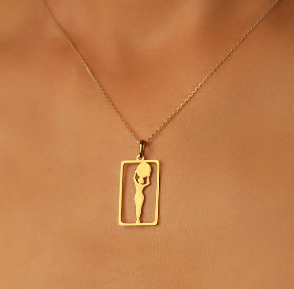 Mona Roza Altın Kolye