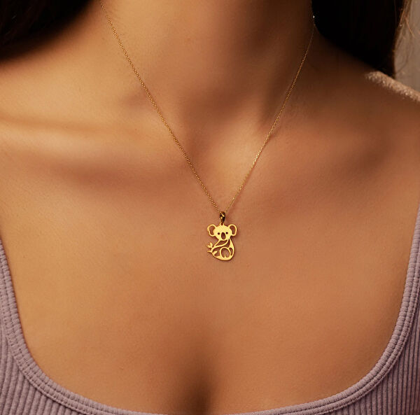 Mona Roza Altın Kolye