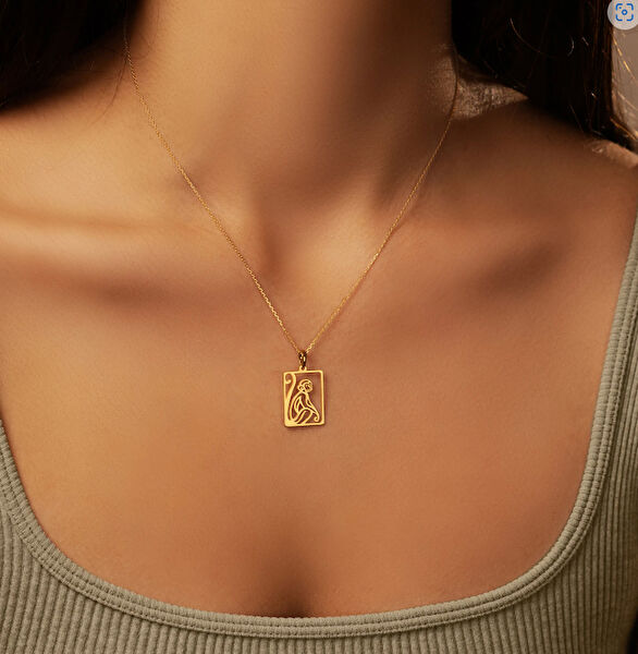 Mona Roza Altın Kolye