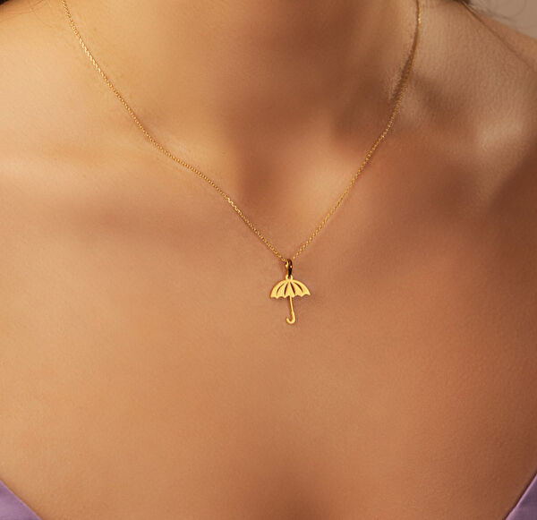 Mona Roza Altın Kolye