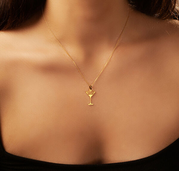 Mona Roza Altın Kolye