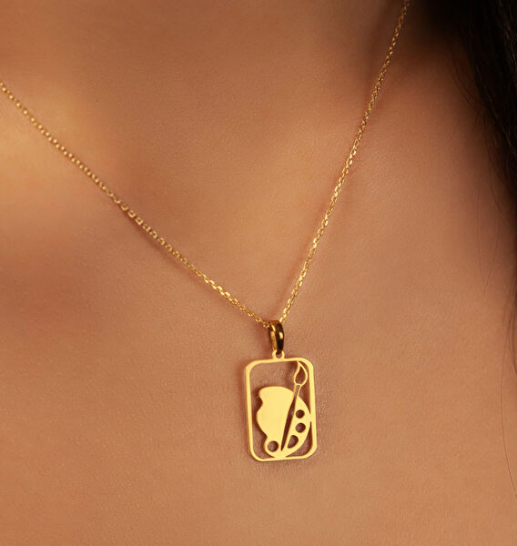 Mona Roza Altın Kolye