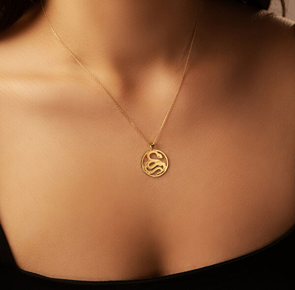 Mona Roza Altın Kolye