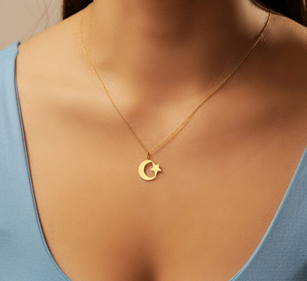 Mona Roza Altın Kolye