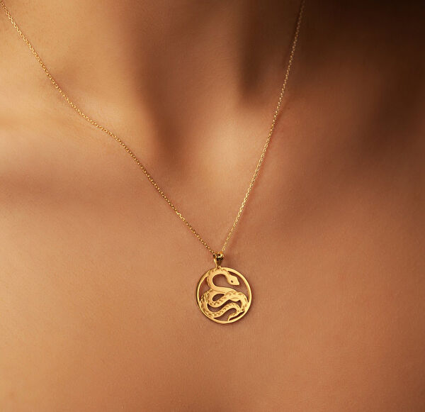 Mona Roza Altın Kolye