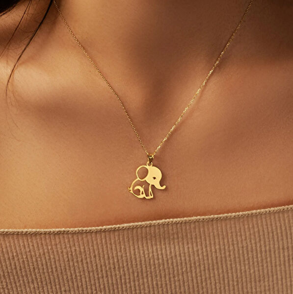 Mona Roza Altın Kolye