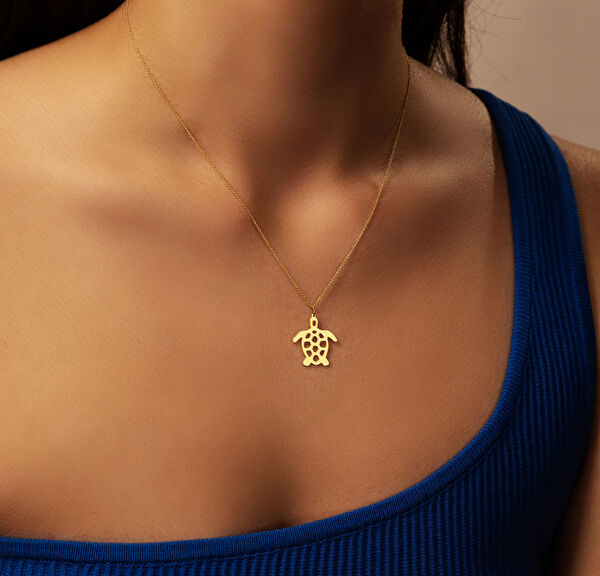 Mona Roza Altın Kolye