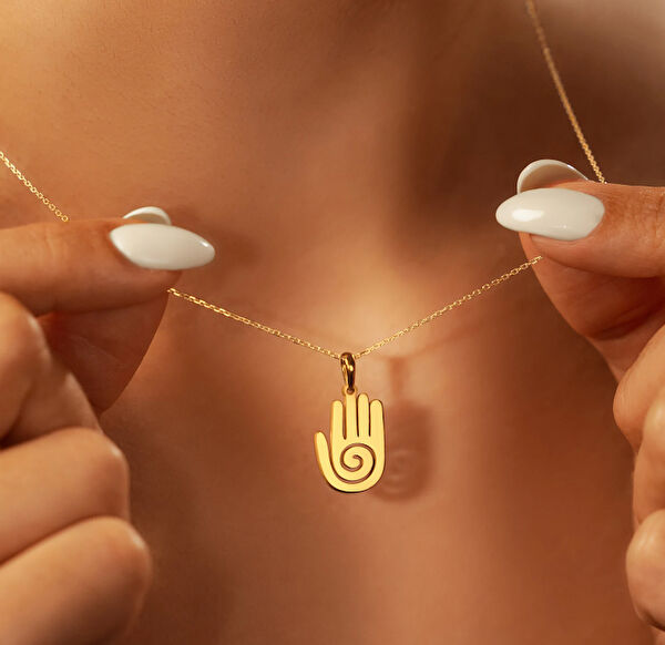 Mona Roza Altın Kolye