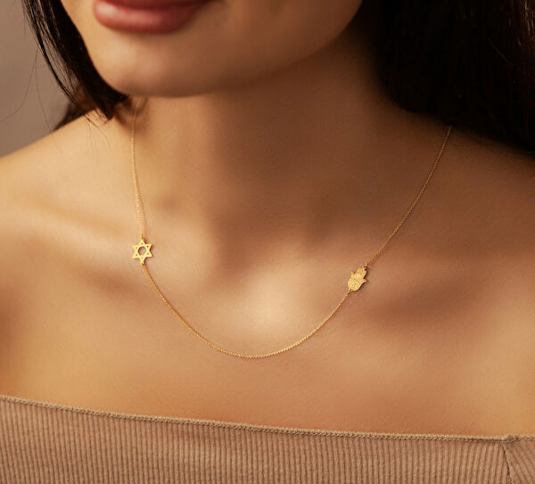 Mona Roza Altın Kolye