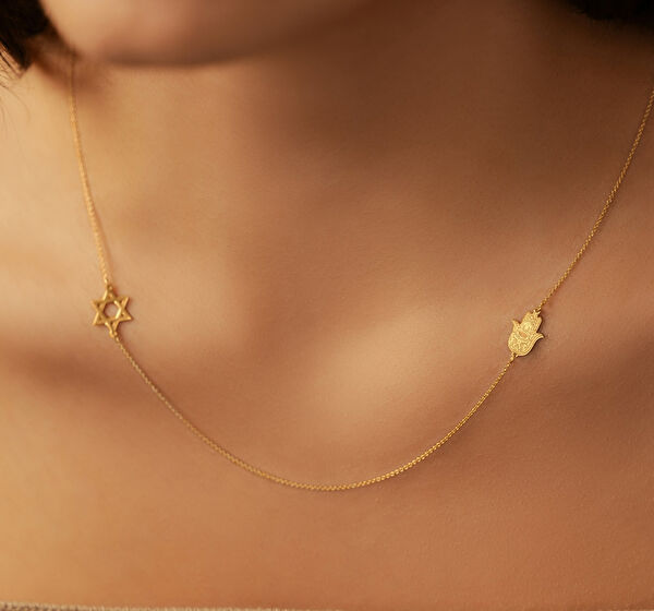 Mona Roza Altın Kolye