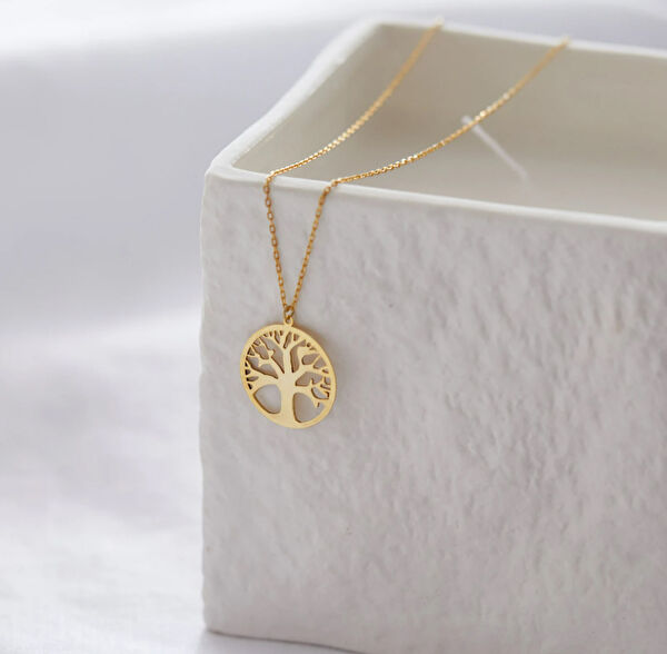 Mona Roza Altın Kolye