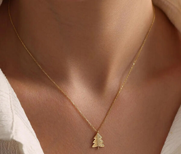 Mona Roza Altın Kolye