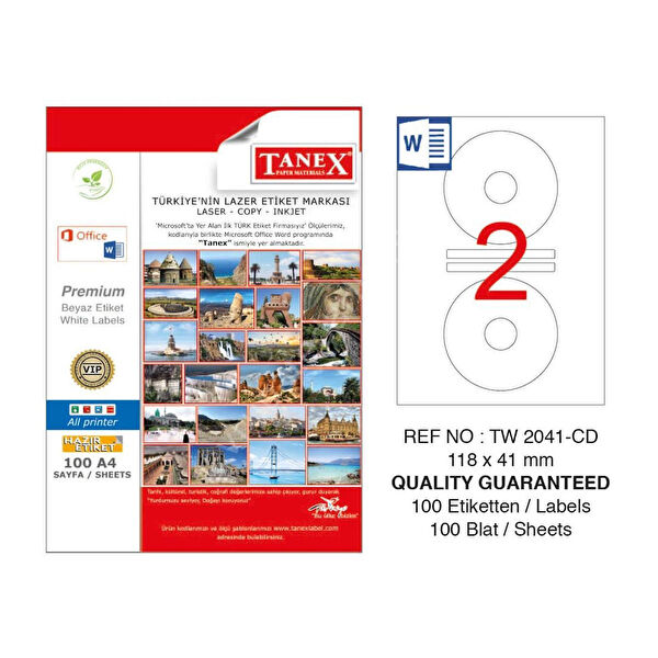 Tanex Etiket, Sticker