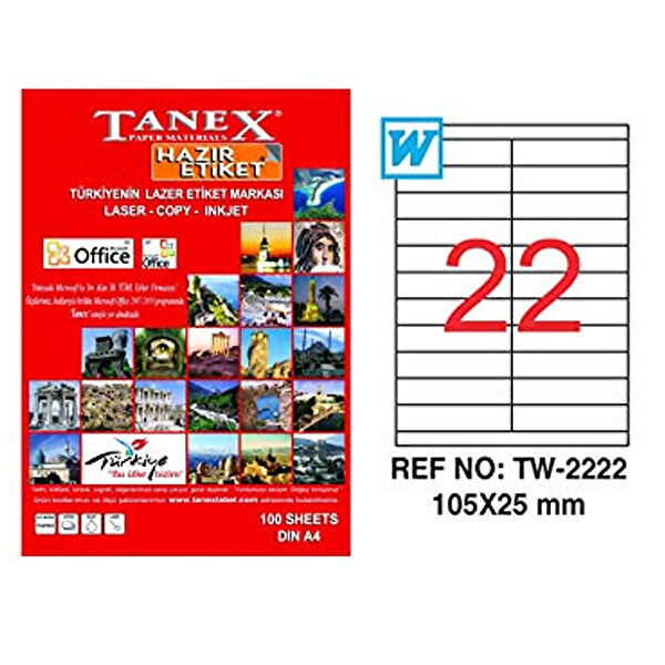 Tanex Etiket, Sticker