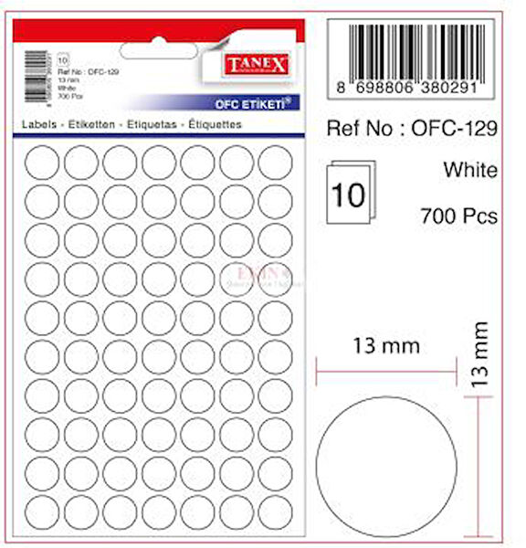 Tanex Etiket, Sticker