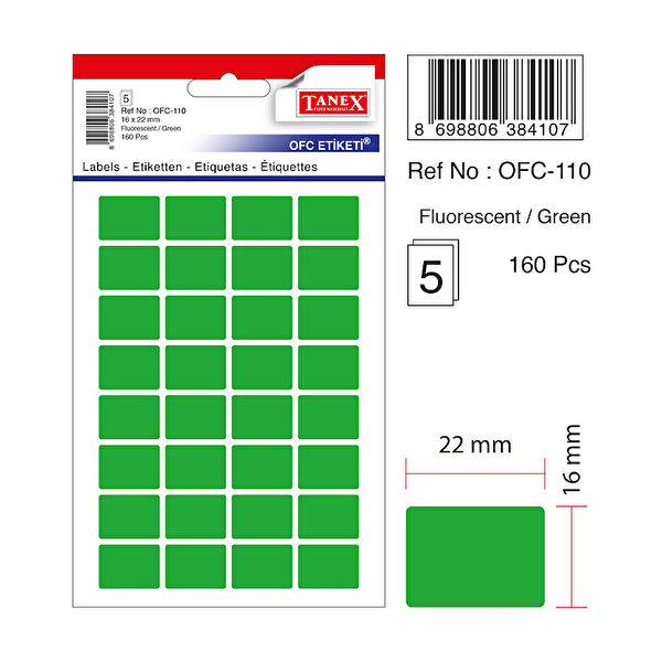 Tanex Etiket, Sticker