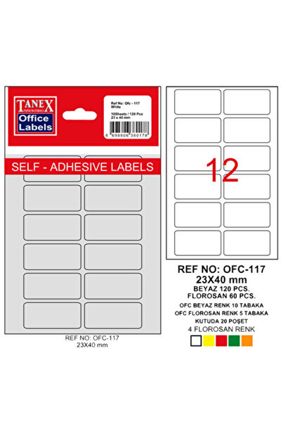 Tanex Etiket, Sticker