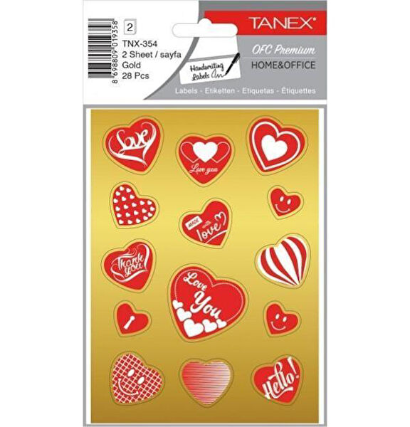Tanex Etiket, Sticker