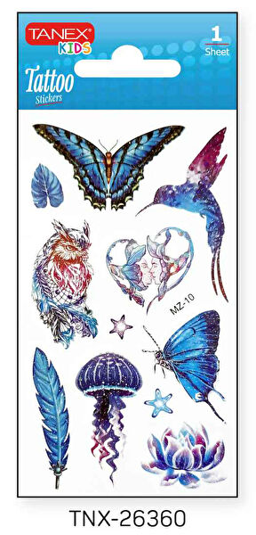 Tanex Geçici Dövme, Şablonları