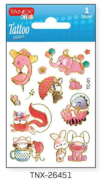 Tanex Geçici Dövme, Şablonları