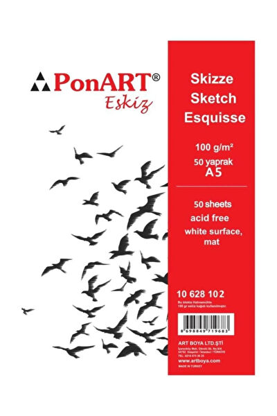 Ponart Resim Defteri, Kağıtları