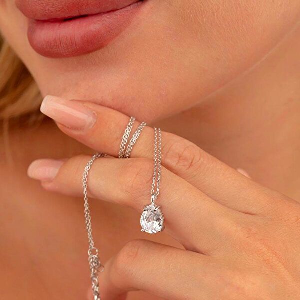 Gümüş Pazarım Kolye