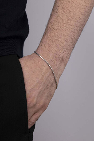 Gümüş Pazarım Erkek Bileklik