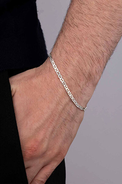 Gümüş Pazarım Erkek Bileklik