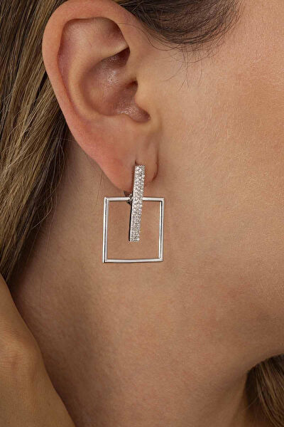 Gümüş Pazarım Küpe