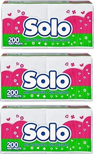 Solo Peçete, Kağıt Mendil