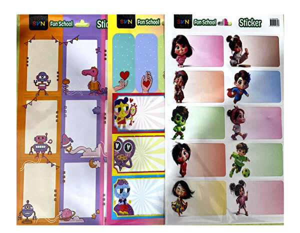 Tanex Etiket, Sticker