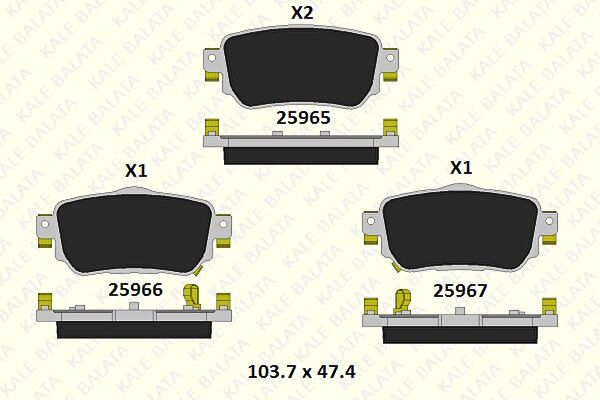 KALE Fren Balataları