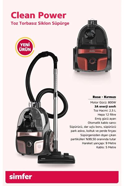 Simfer Elektrikli Süpürge