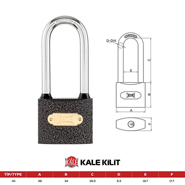 Kale Kilit Kapı Kilidi