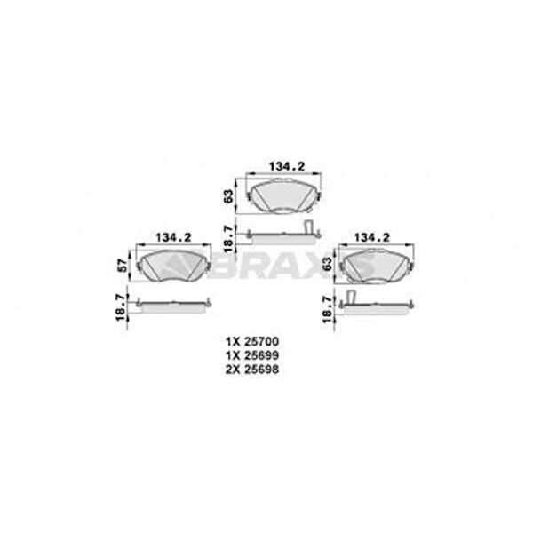 BRAXIS Fren Balataları