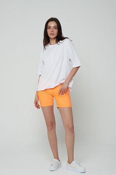 Cross Jeans Kadın Şort, Bermuda, Kapri